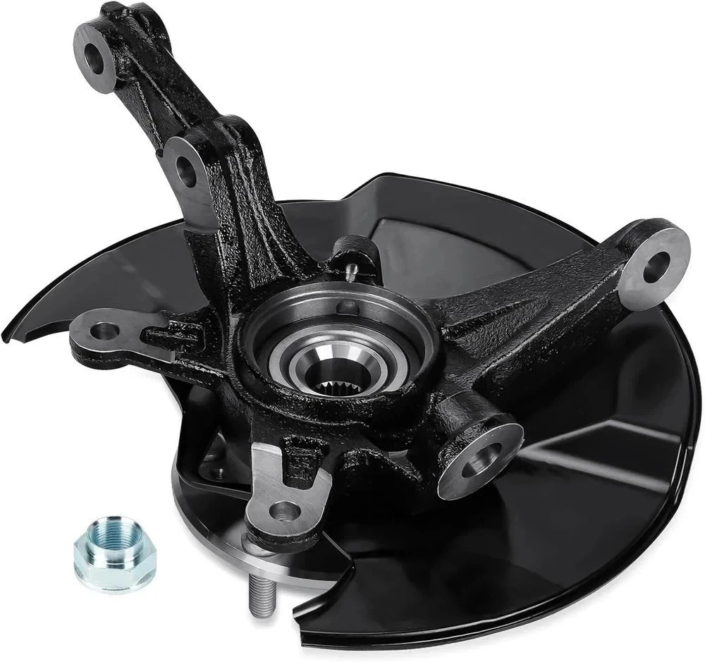 Front Right Side Steering Knuckle & Wheel Bearing Hub Assembly Compatible wit…