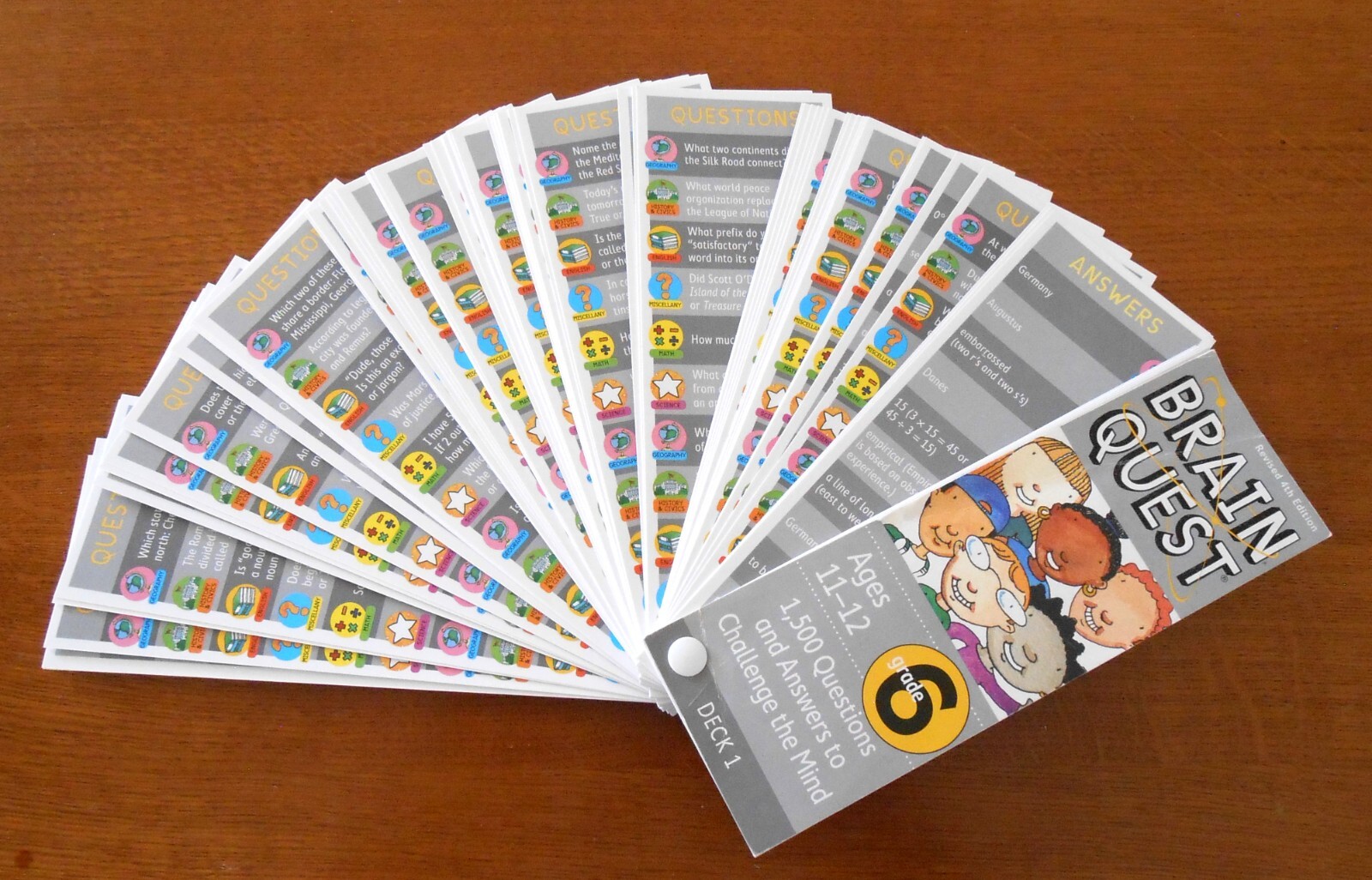 Brian Quest Revised 4th Edition Grade 6 (Ages 11-12) Deck 1