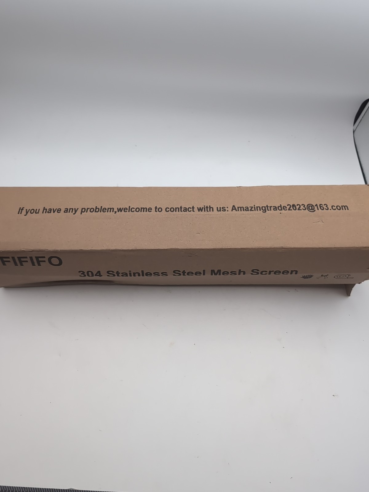 FIFIFO Stainless Steel Mesh Screen #30Mesh -Size:15.7″x47.2″(40x120cm) SS304