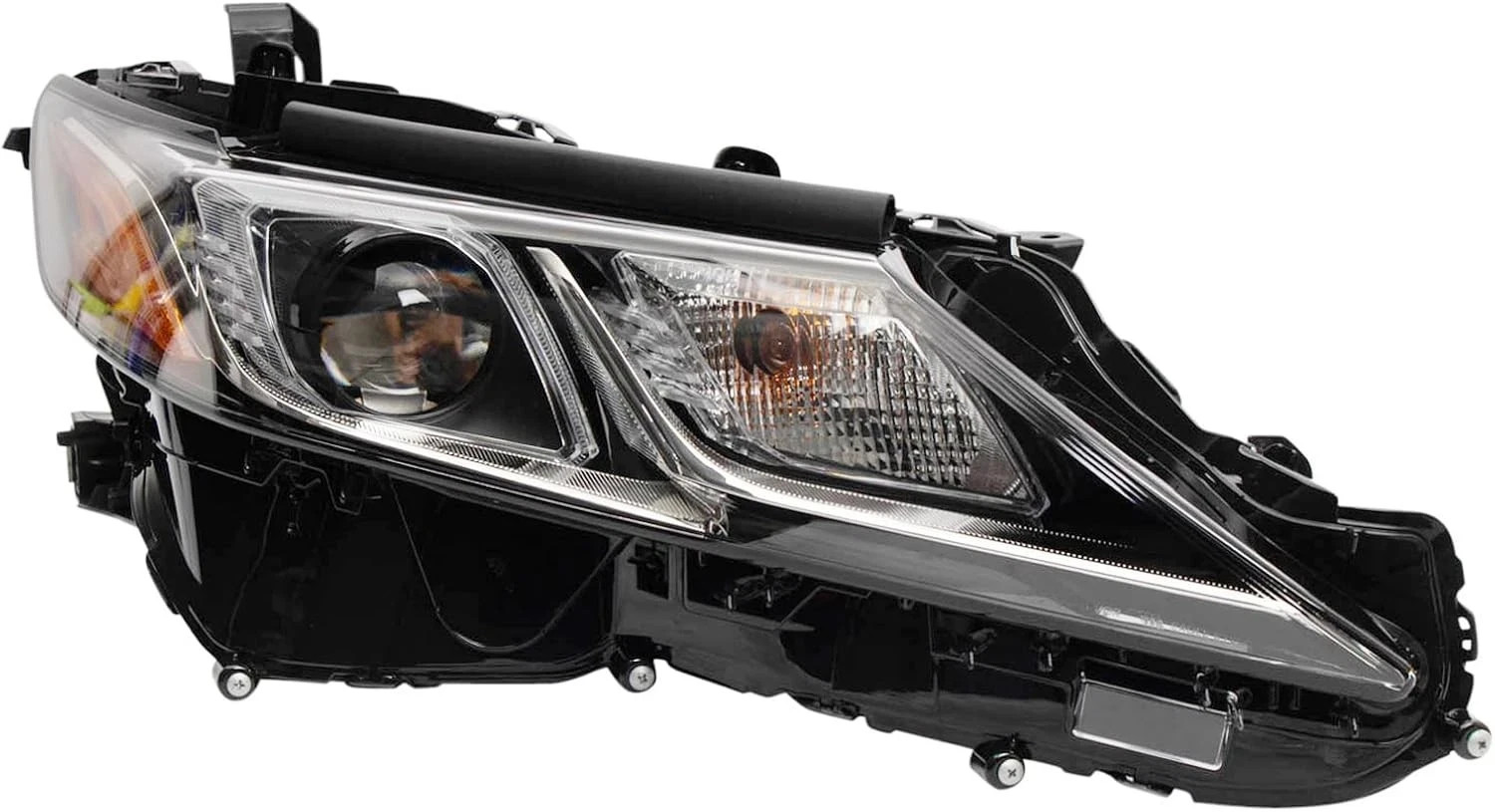 TRQ Right Headlight Assembly Compatible with 2018 Toyota Camry