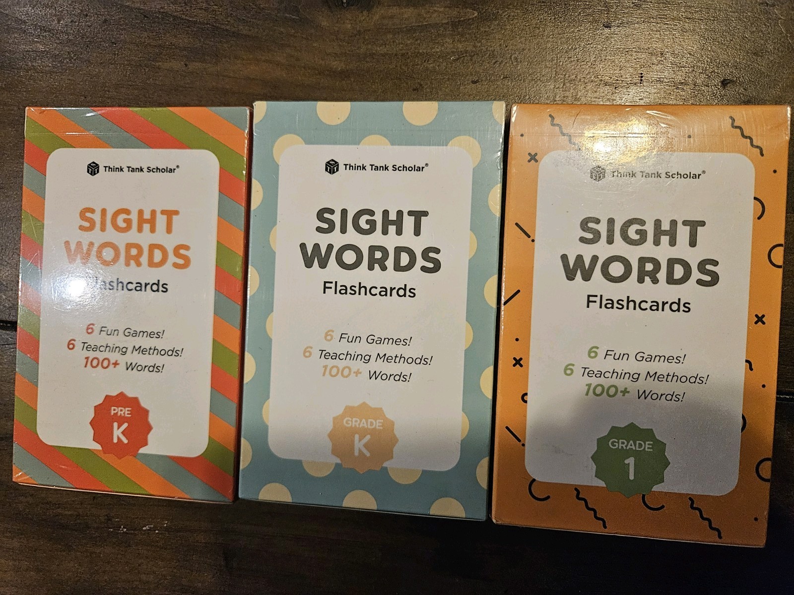 Think Tank Scholar: Sight Words Flashcards Box Set (PreK – 1st Grade)