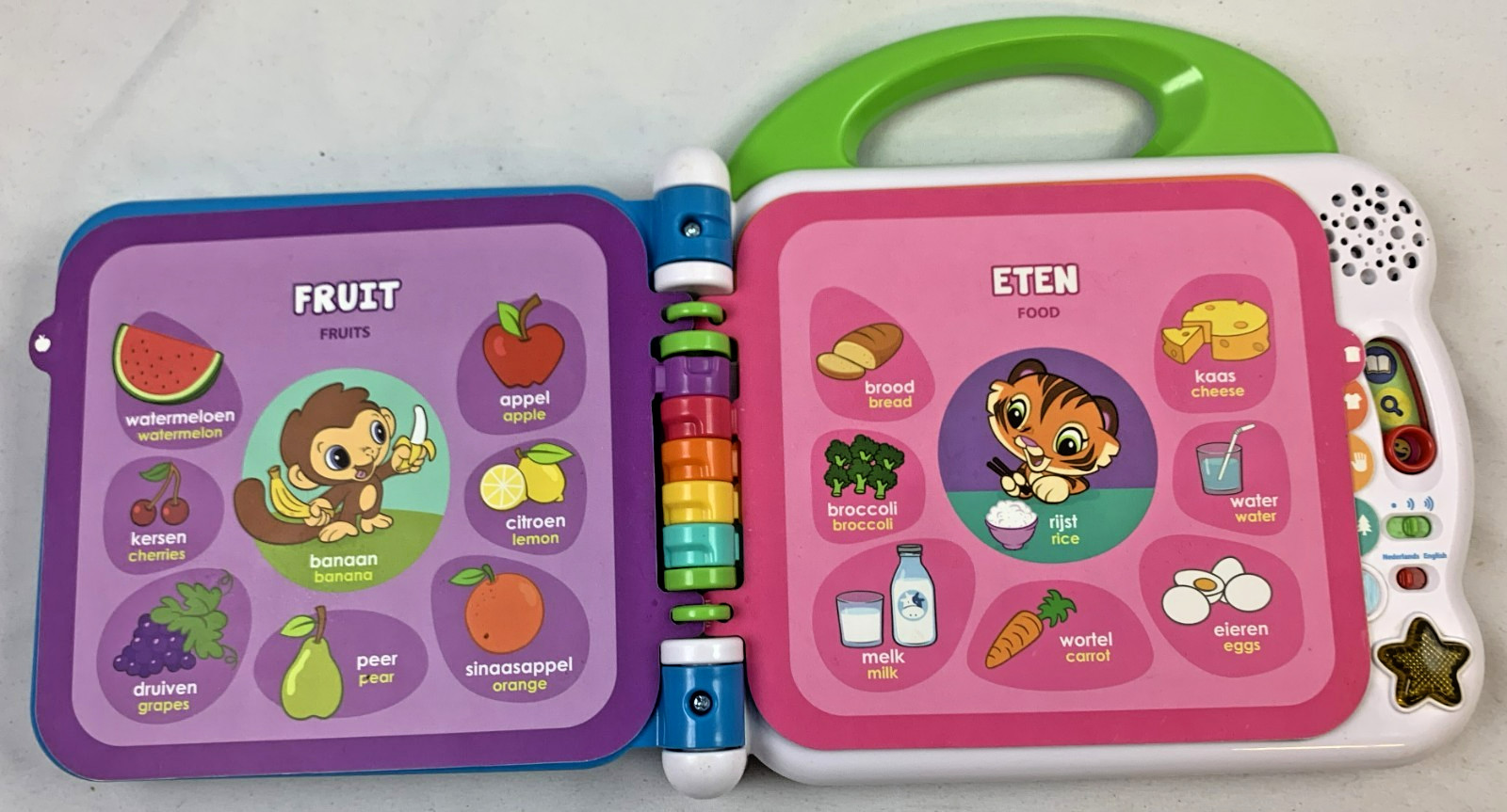 VTech My First 100 Words Book Baby Learning Toy Dutch and English