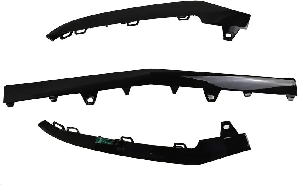 3 X Front Bumper Cover Lower Grille Trim Molding fit for 2014-2016 Mercedes E…