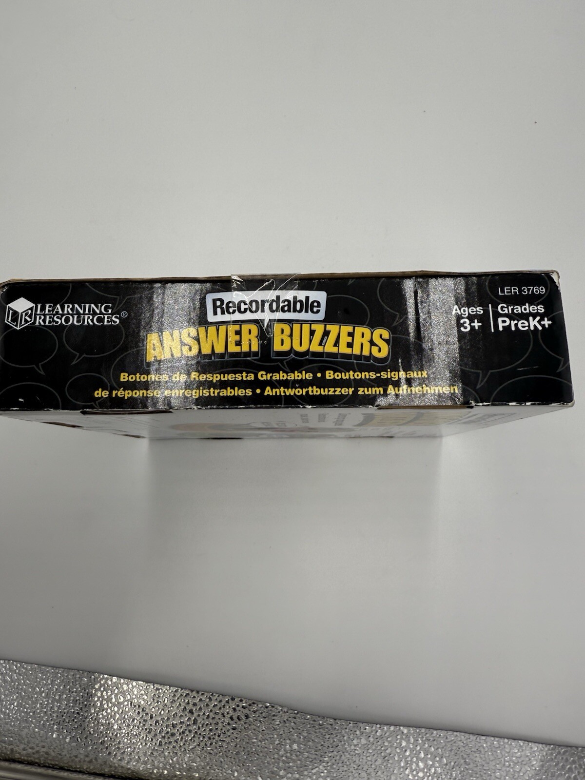 Learning Resources Recordable Answer Buzzers Set Of 4 NEW SEALED