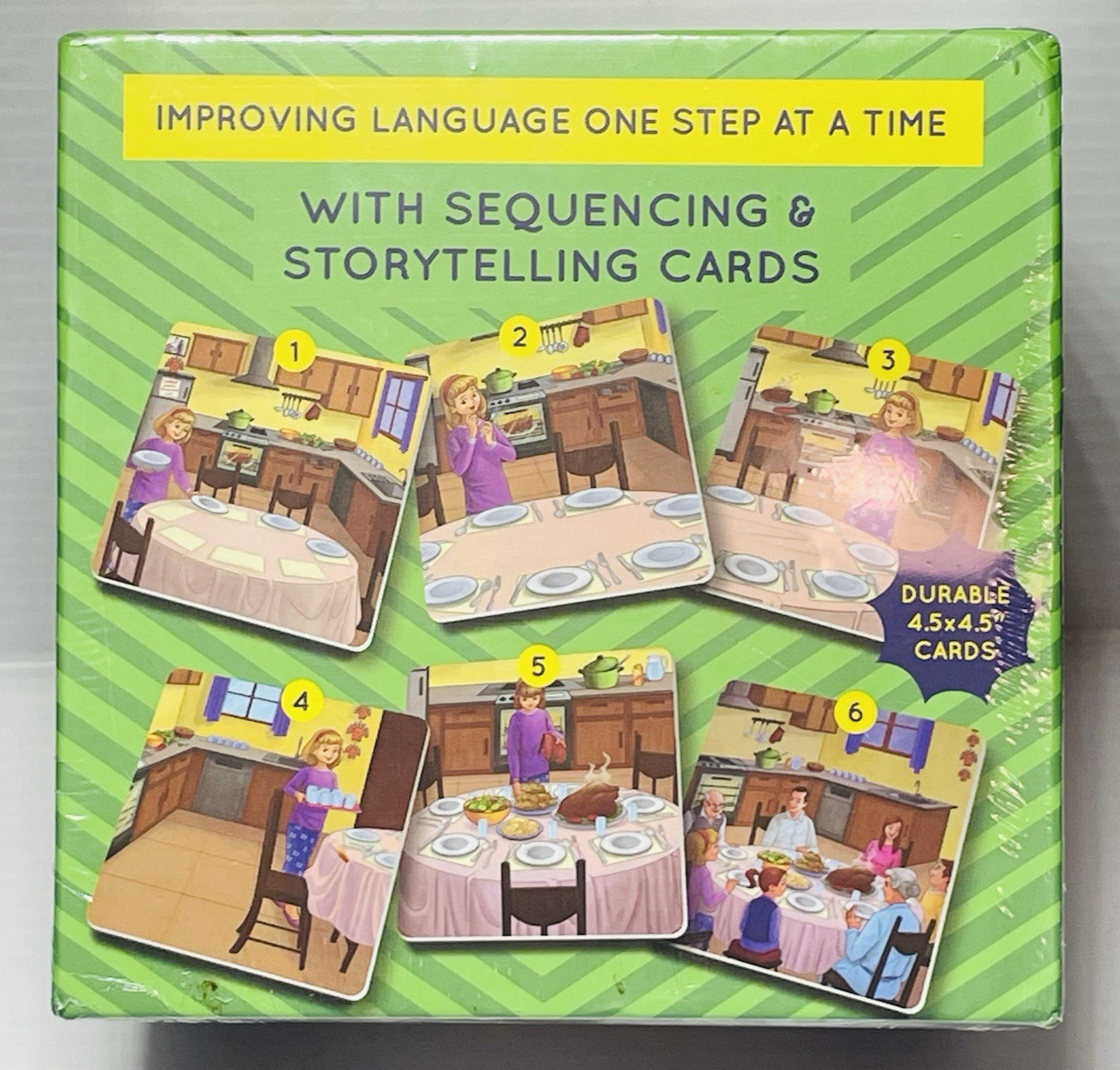 Spark Sequencing Cards Storytelling Picture Interpretation Speech Therapy Game.