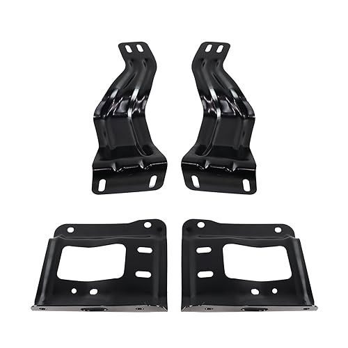 Replacement For 2011-2016 Fo-rd F Set of 4 Front Bumper Bracket Left & Right