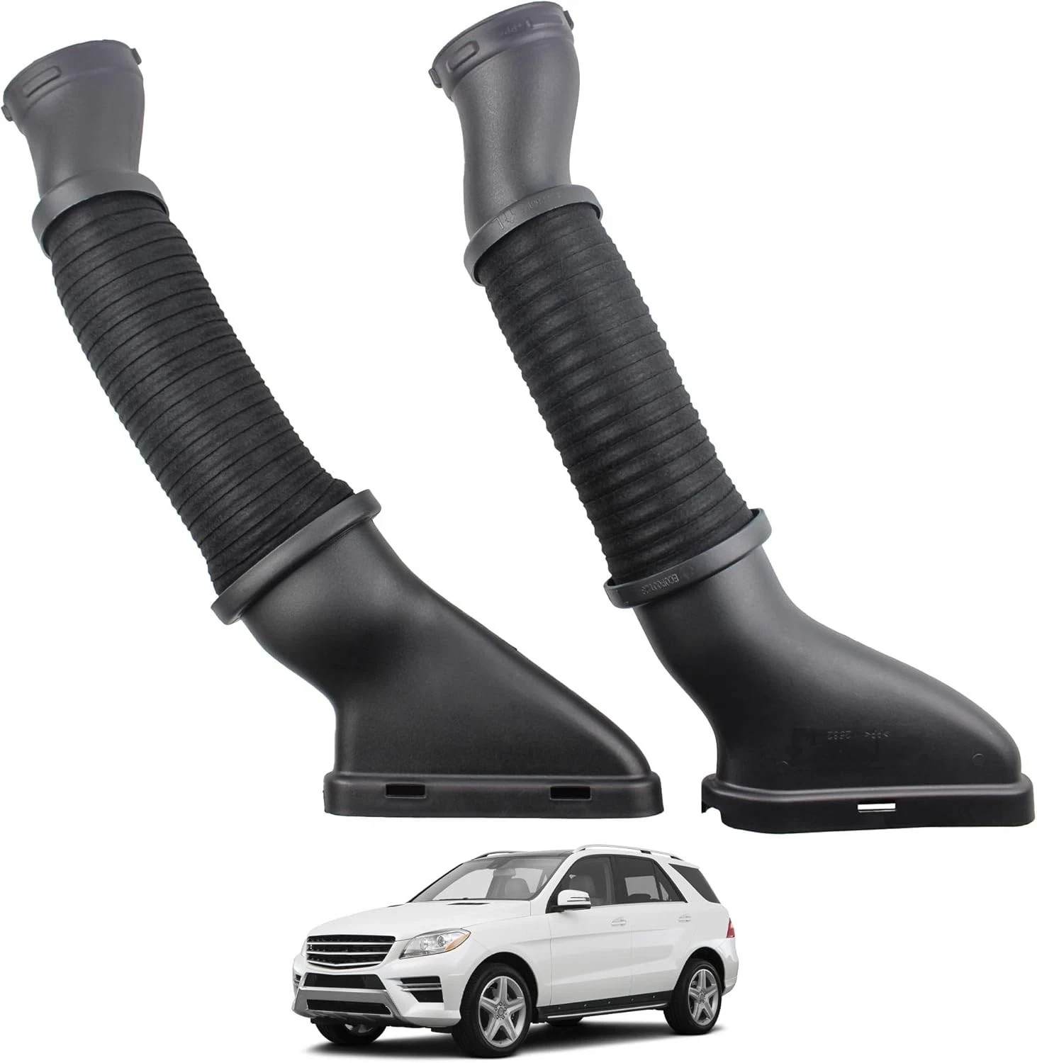 Pair Left & Right Air Intake Hose Air Inlet Duct Compatible With 2012-2018