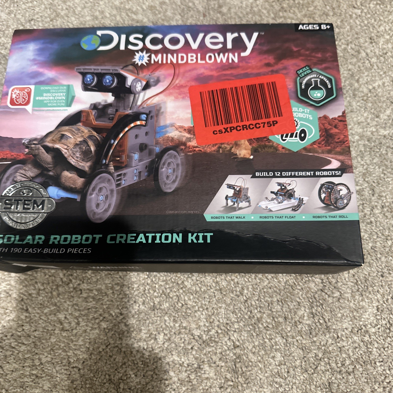 Discovery Mindblown Solar Robot Creation Kit – new in box