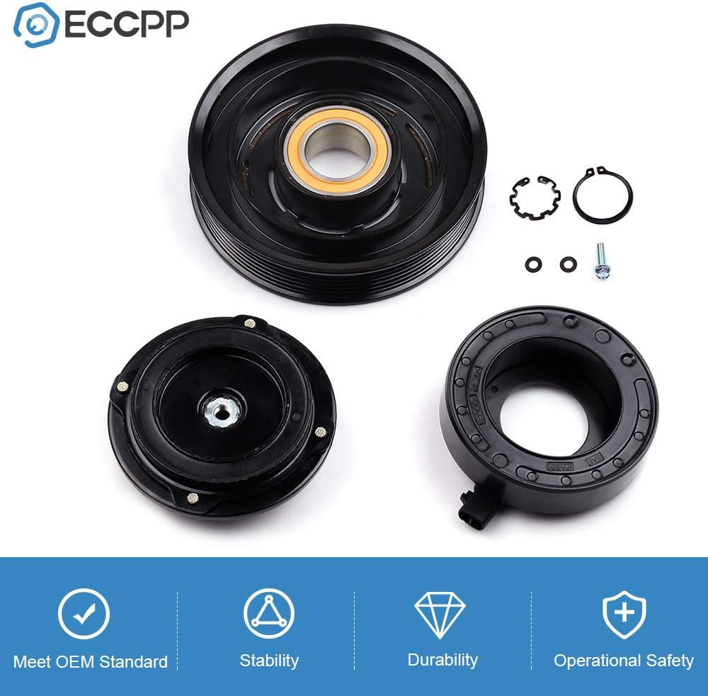 A/C Clutch 2003-2008 Fit for Honda Accord Odyssey Pilot for Acura TL MDX 3.2L 3.