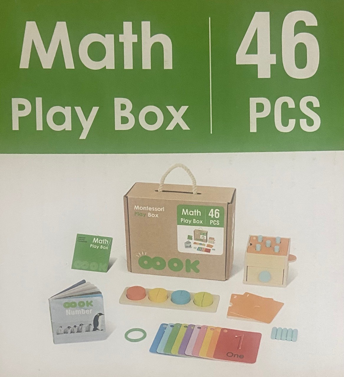 BRAND NEW SEALED Oook Montessori Math Premium Educational Toy Play Box