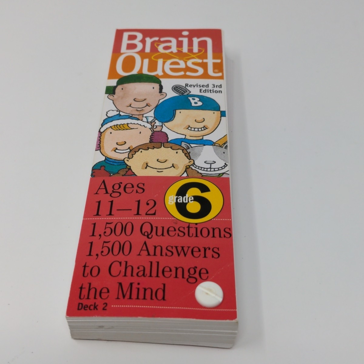 Brain Quest Grade 6 (Ages 11 – 12) Decks 1. & 2 3rd Edition Brain quest Cards