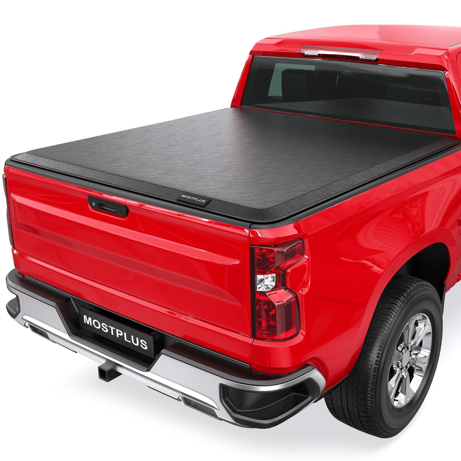 MOSTPLUS Roll-Up Soft Vinyl Truck Bed Tonneau Cover Compatible with 2007-2013…