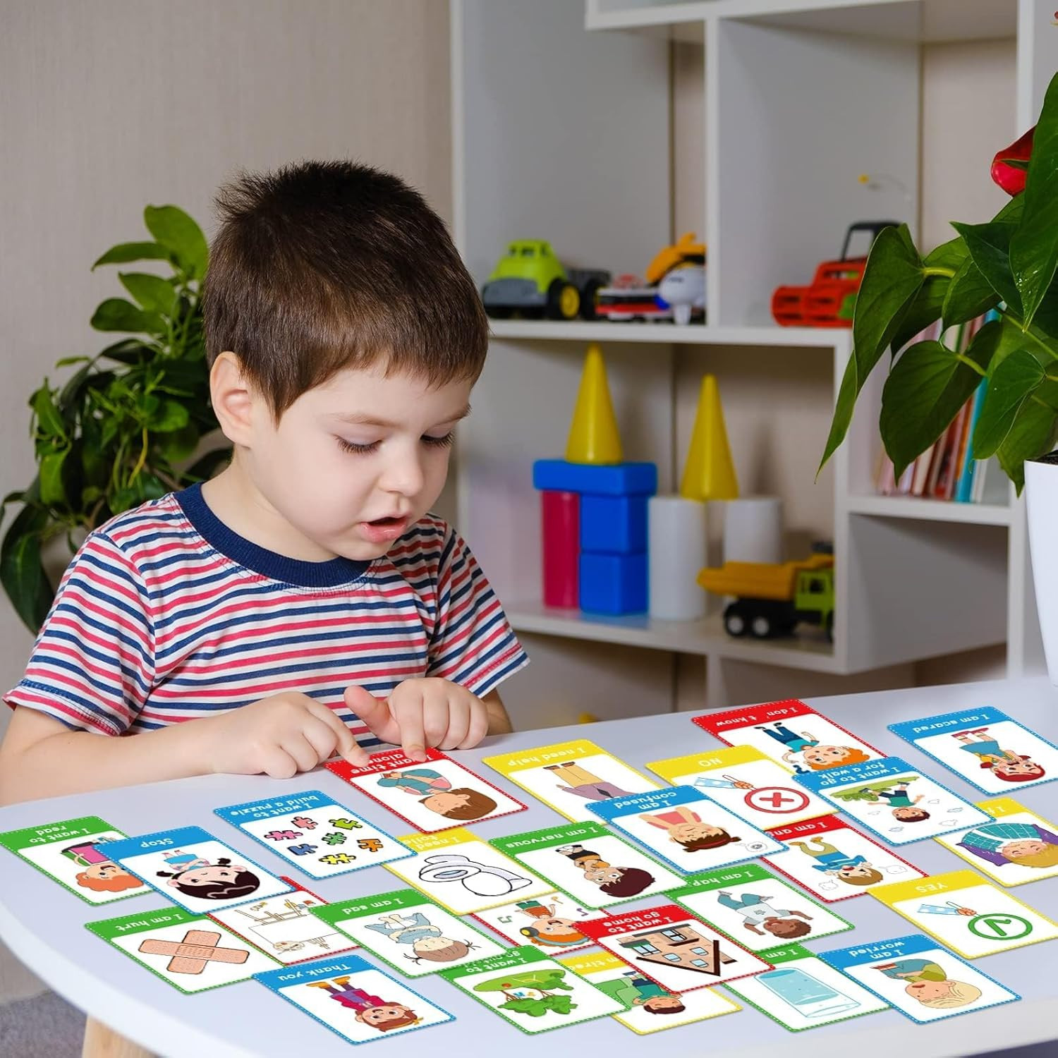 40PCS Autism Communication Cards for Speech Delay Children and Adults Special