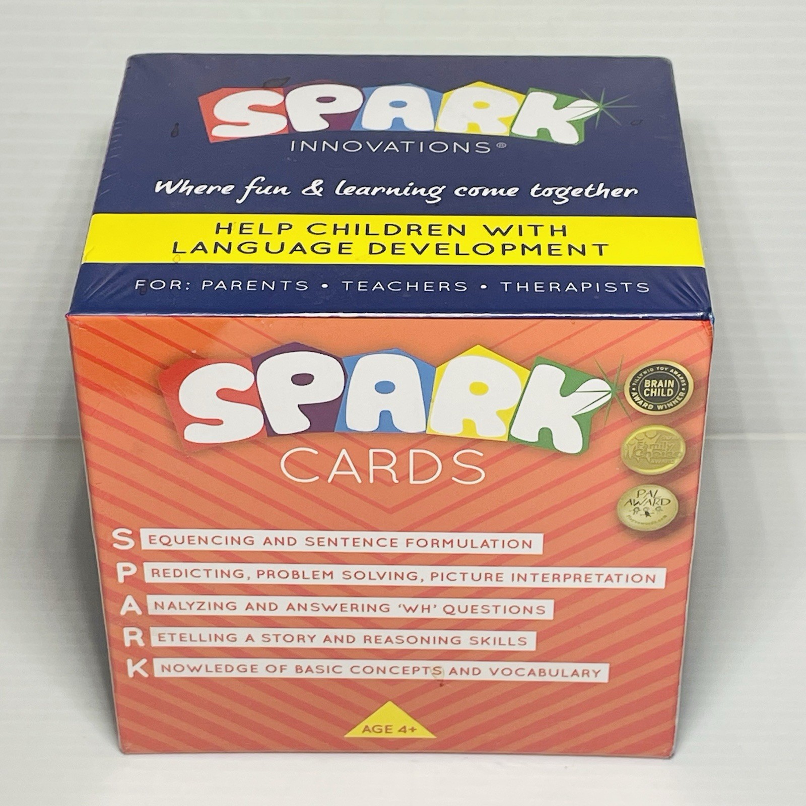 Spark Sequencing Cards Storytelling Picture Interpretation Speech Therapy Game.