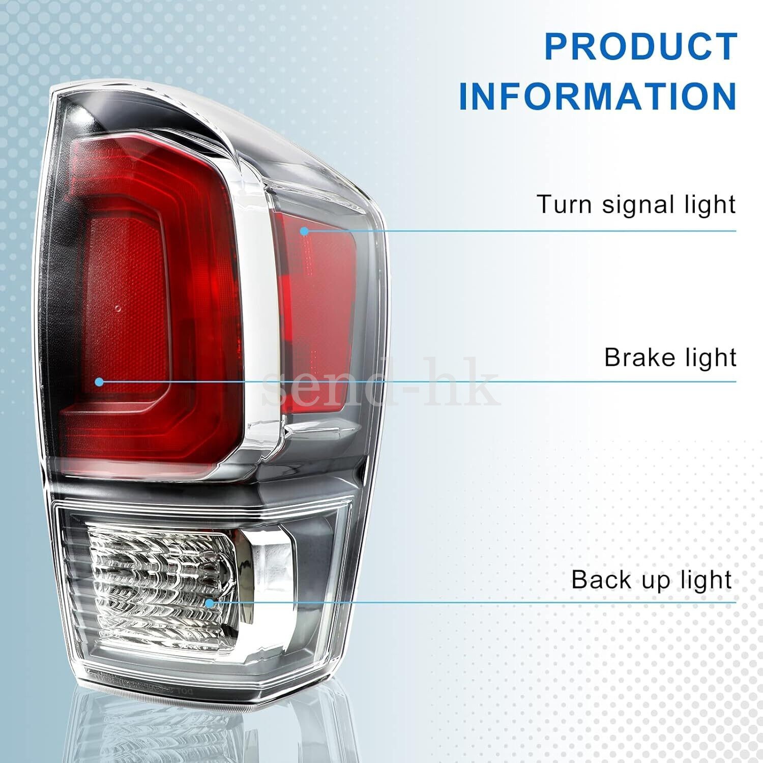 Tail Light Assembly Right Passenger Side 81550-04210 For 2020-2021 Toyota Tacoma