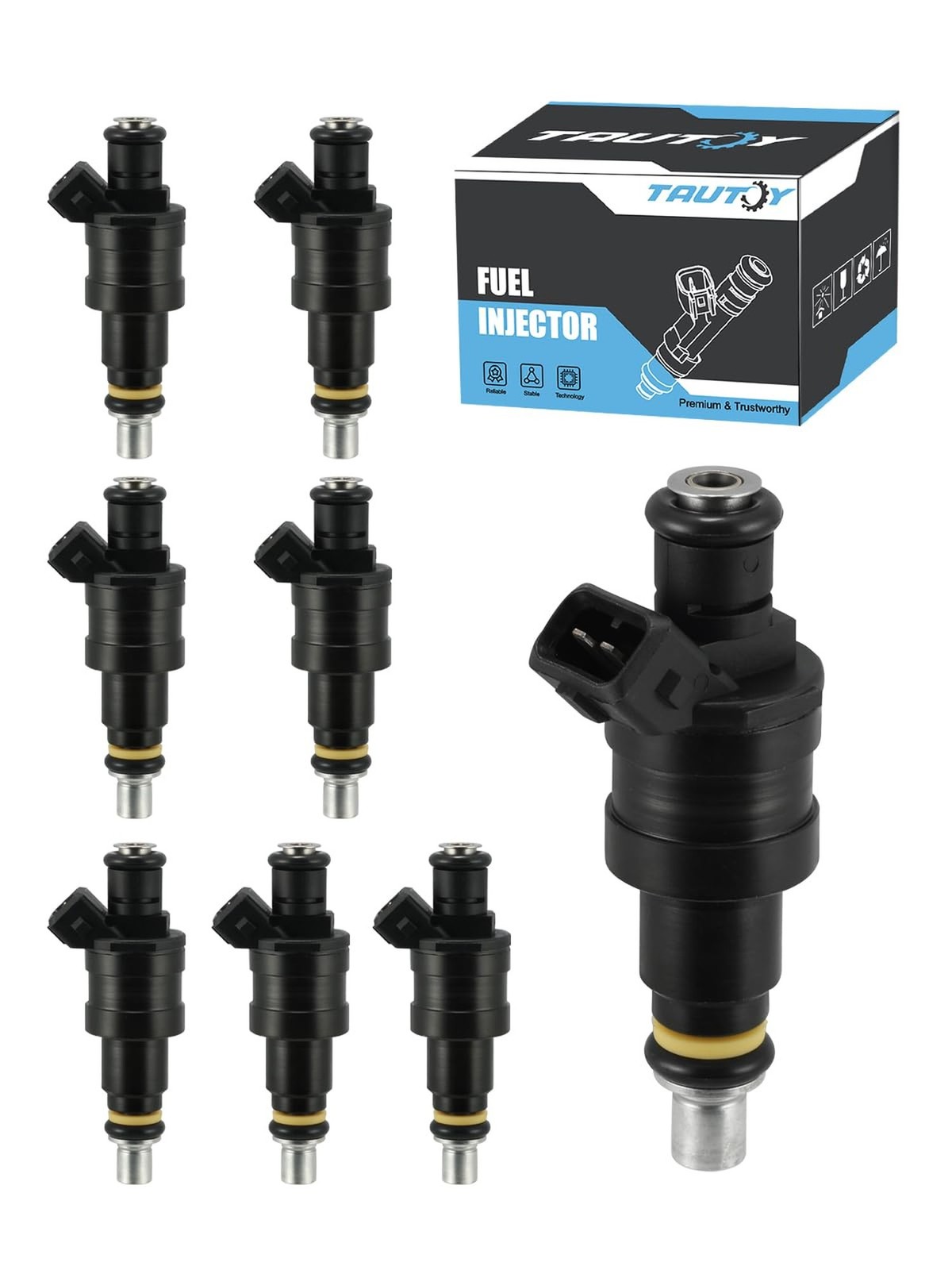 FJ680 Fuel Injectors 8PCS 5.7L Only For Chevrolet Camaro 1987 1988, Corvette …