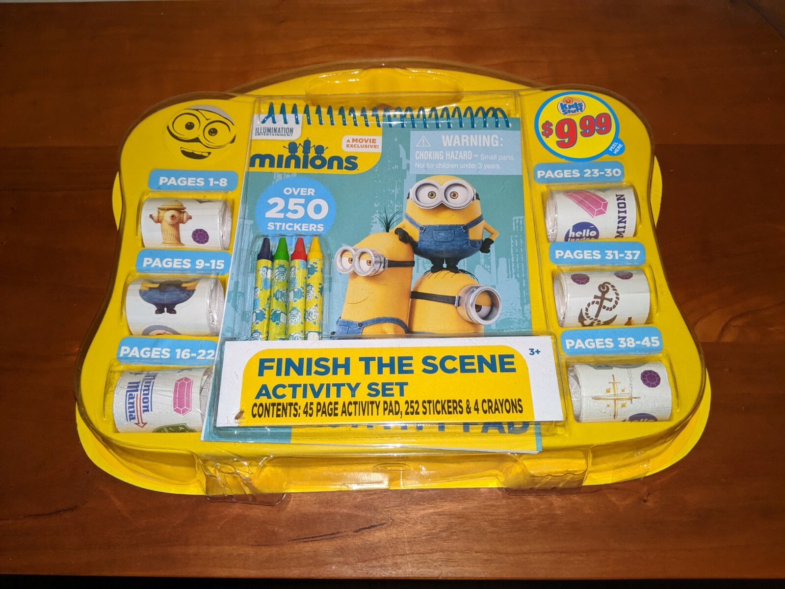 Minions Finish The Sticker Scene Activity Set