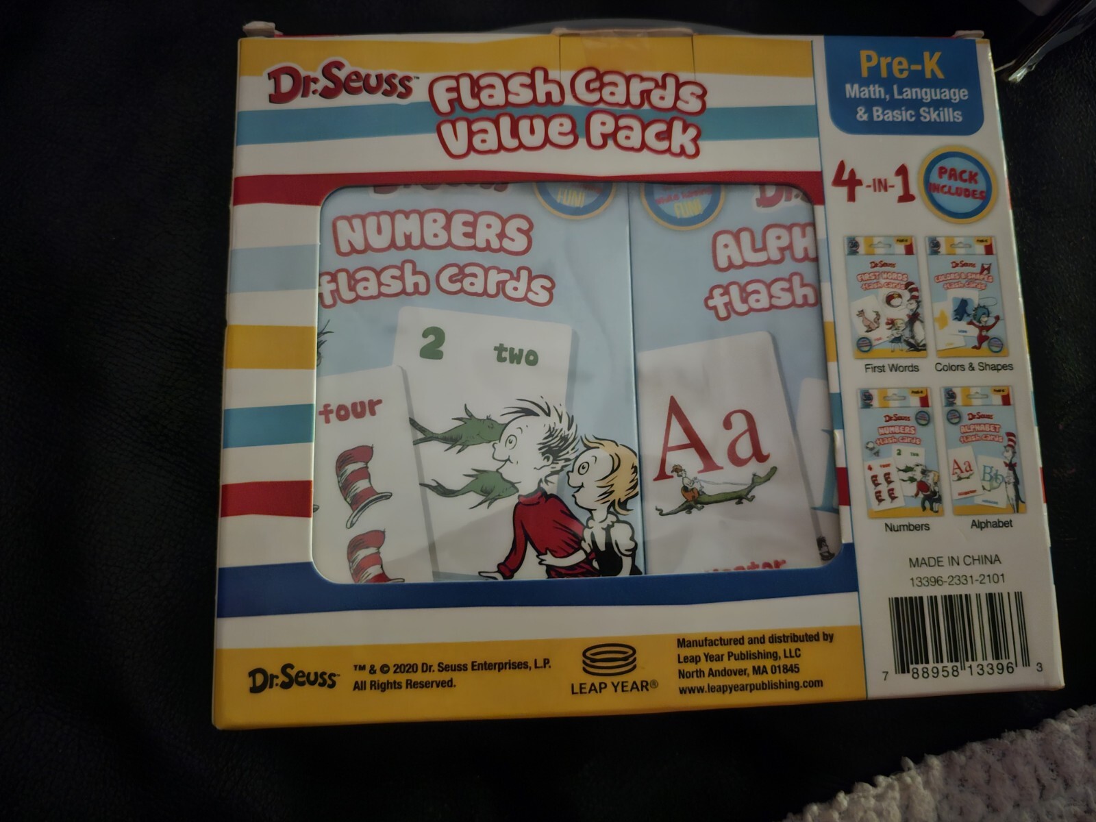 New Dr Seuss Flash Cards Value Pack Prek Math Language Basic Skills