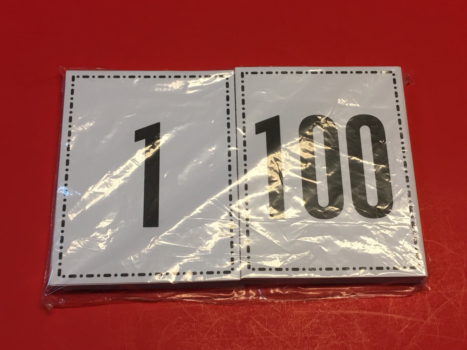 New item – Full Sized – Numbers 1-120 flash cards. Pre-k, Math Number 5.5×4.25