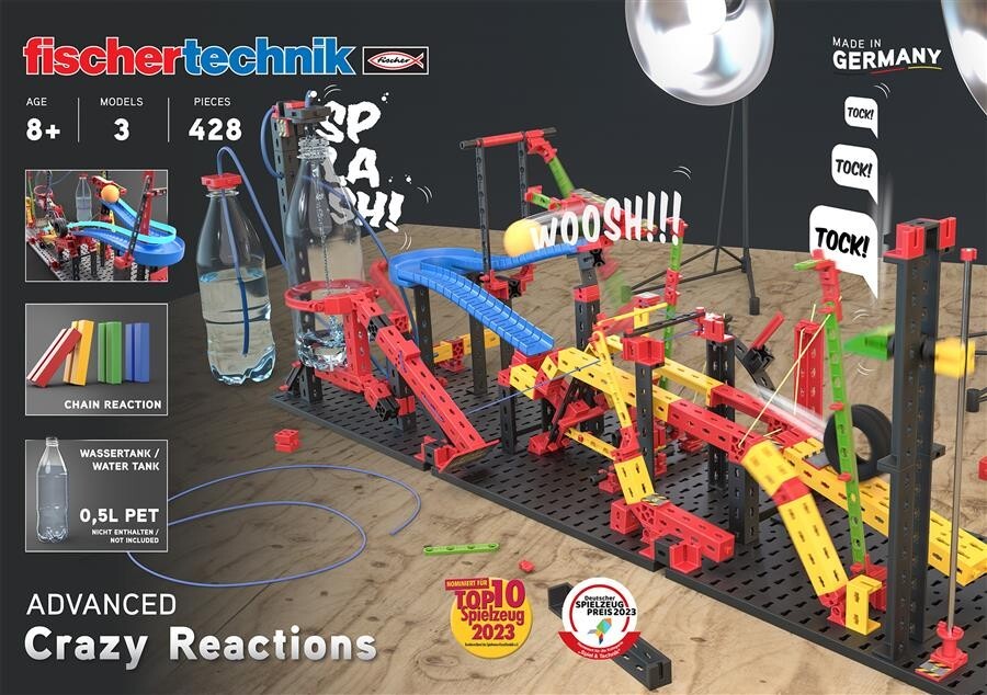 fischertechnik Crazy Reactions – 30% OFF – 444-pc Chain Reactions 569018