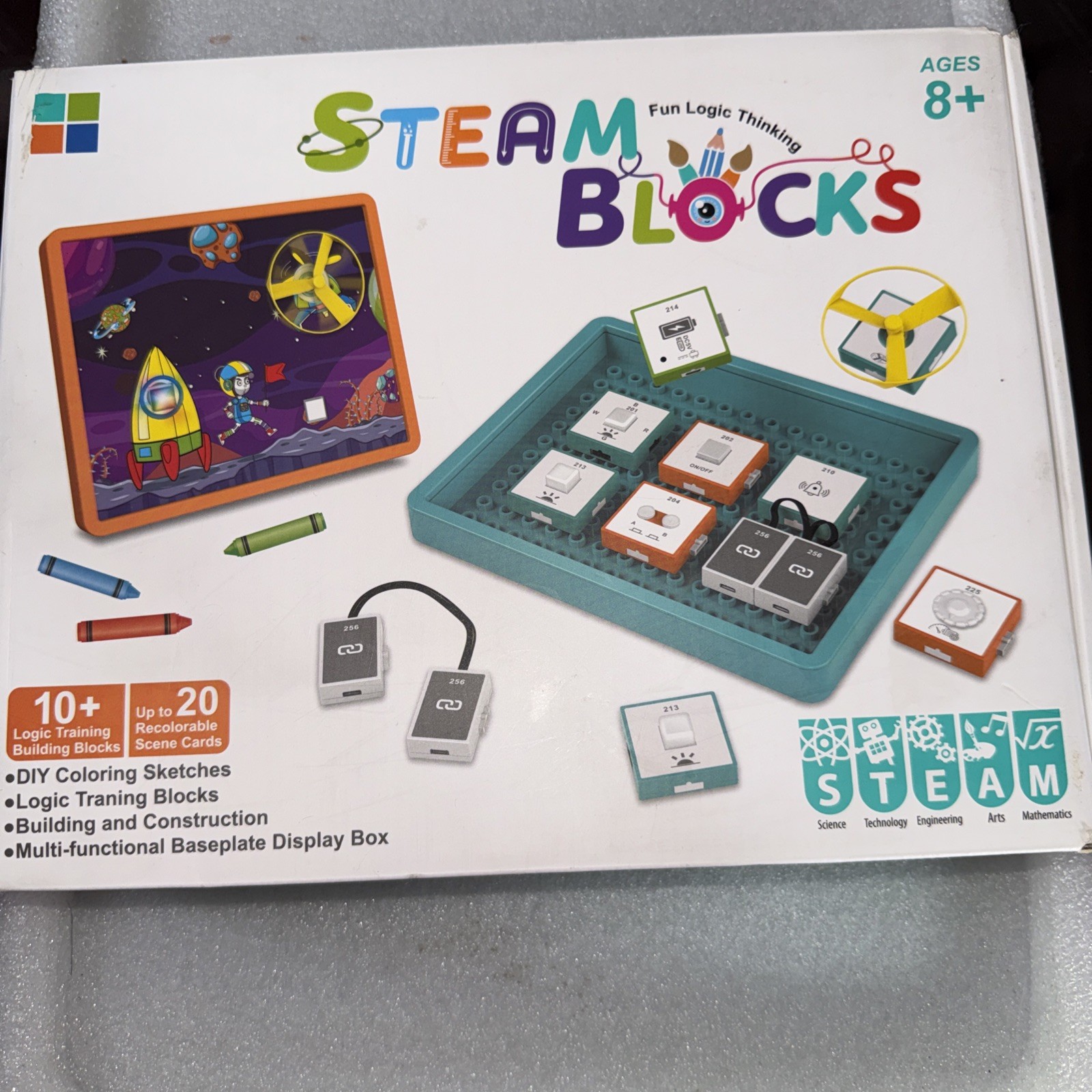 STEAM Blocks. Logic Thinking Training Experiment 8+ NEW