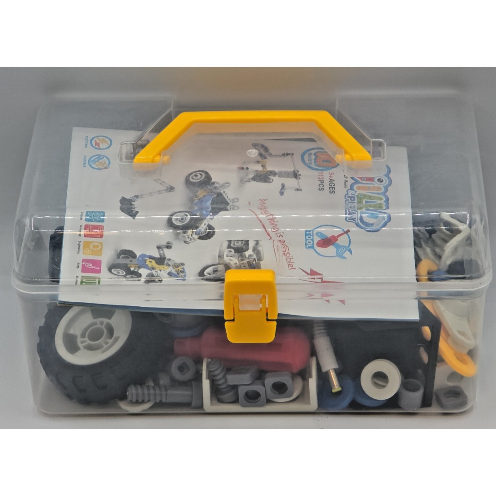 STEM Toys 10 in 1 – Electric Building Toy Cars – *Missing Parts*