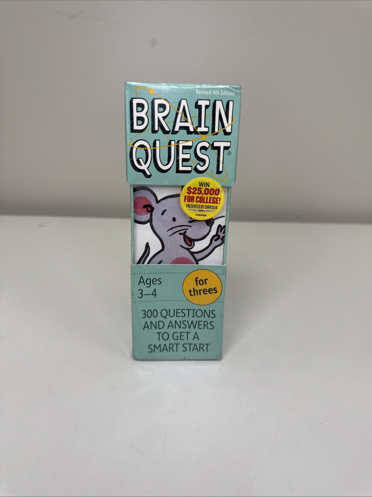 Brain Quest for Threes, Revised 4th Edition: 300 Questions – Ages 3-4 New U2