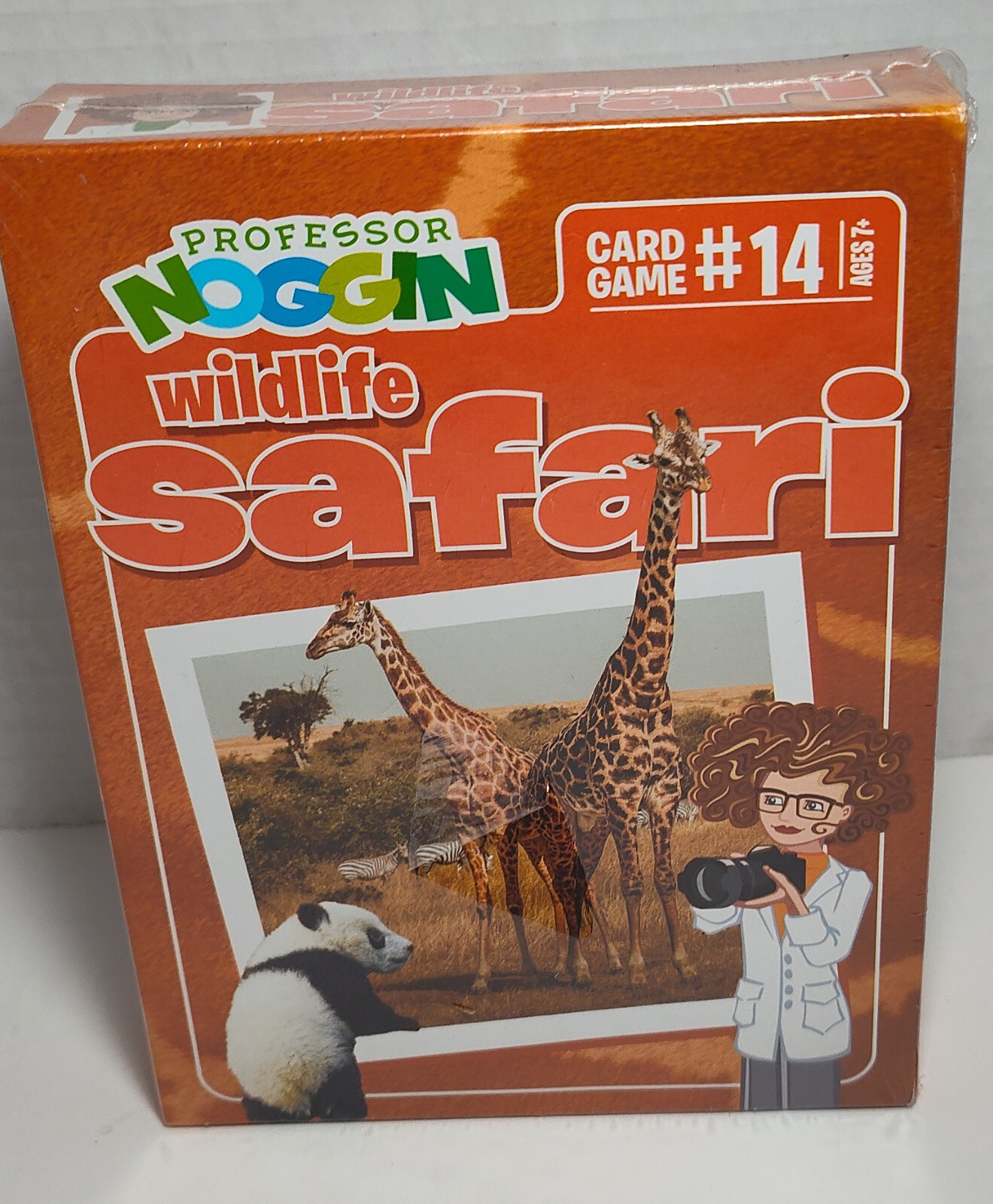 Professor Noggin Wildlife Safari Card Game #14 Outset 2019 New Sealed