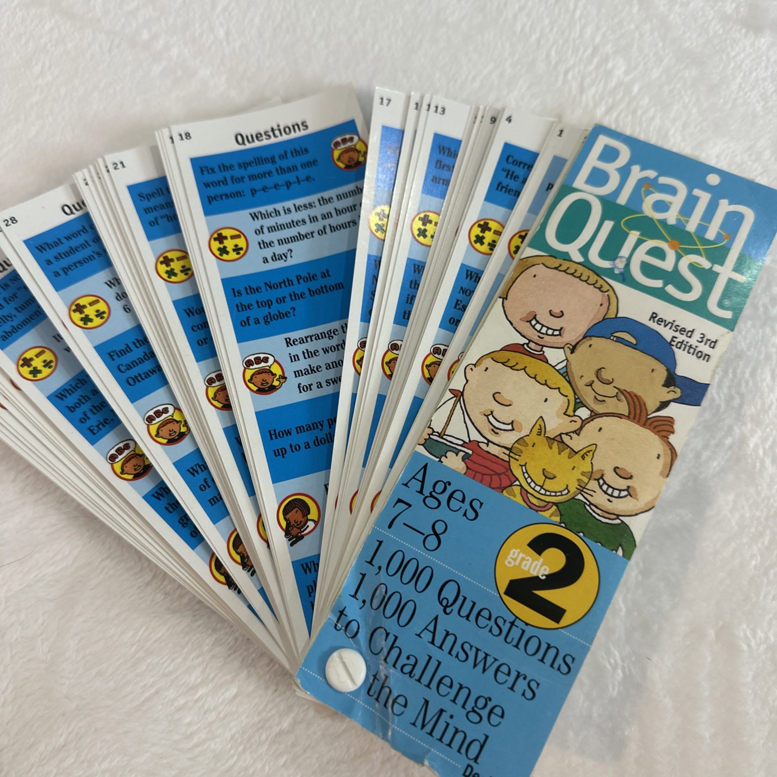 brain quest smart card lot/ 3 Decks/ Games for the car Ages 6-8, 7-8, 7-12
