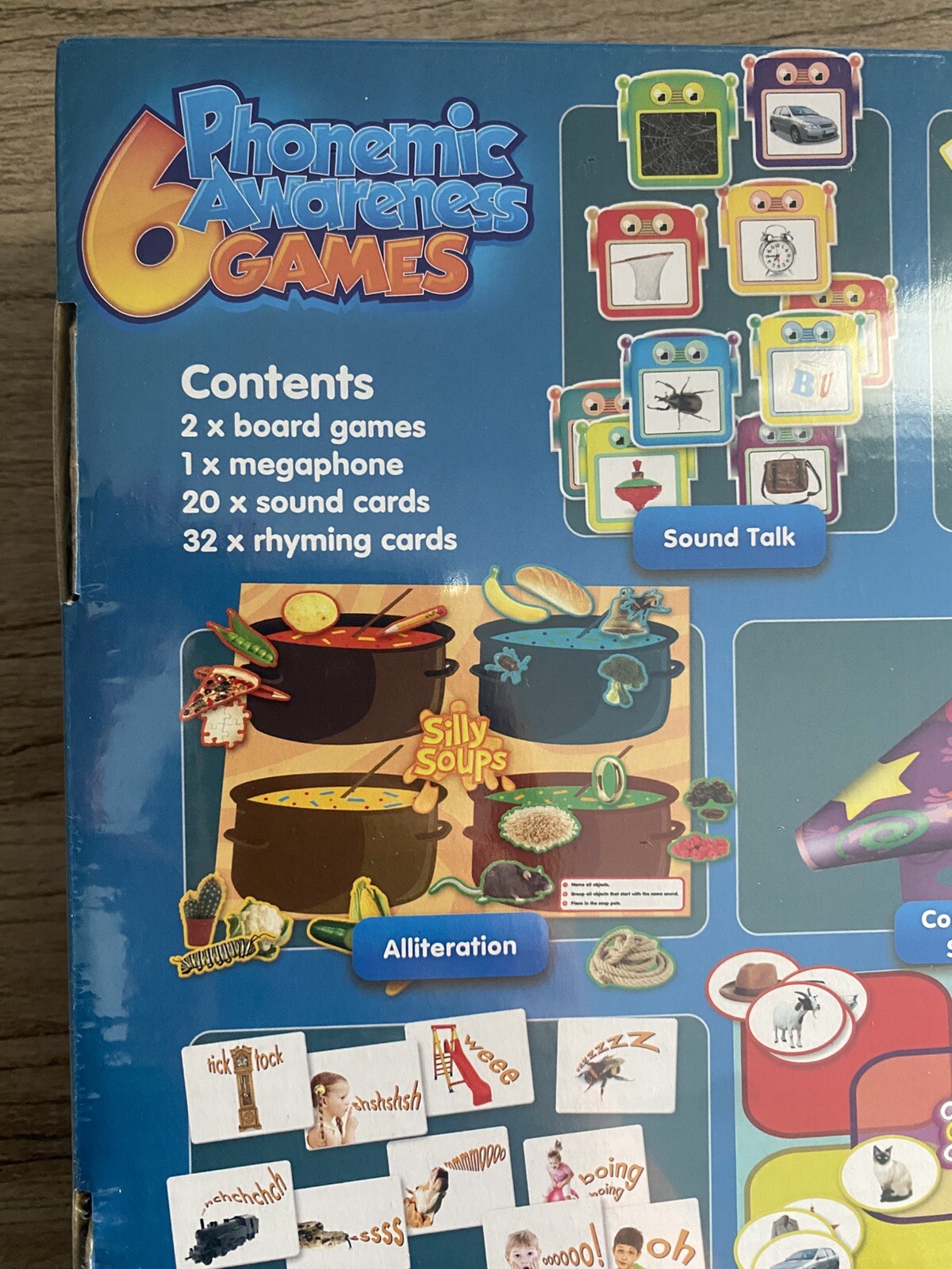 Junior Learning 6Phonemic Awareness Games Sounds Rhyming Alliteration Sealed New