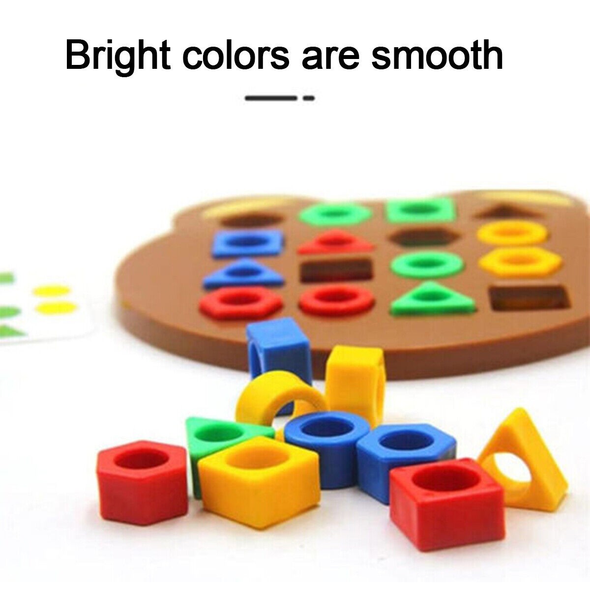 Kid Shape Matching Game Color Sensory Educational Toy Shape Quick Matching Board