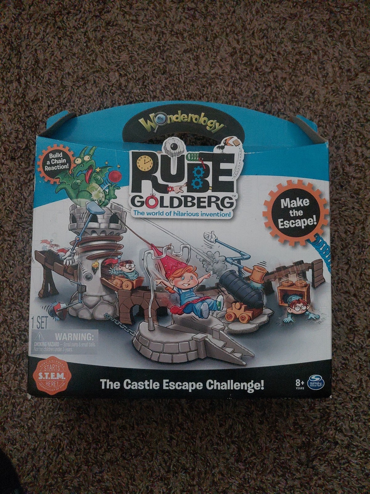 Wonderology Rube Goldberg The Castle Escape Challenge Set NEW IN BOX 2016
