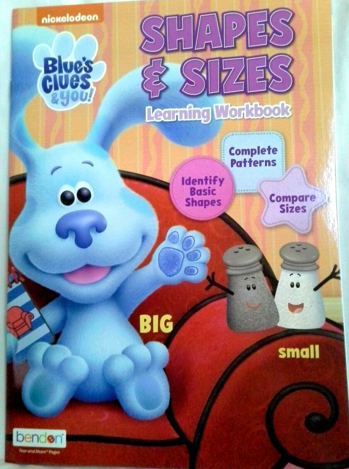 Nickelodeon Blue’s Clues or Spongebob Activity Workbooks Pre-K+ CHOICE-2 NEW