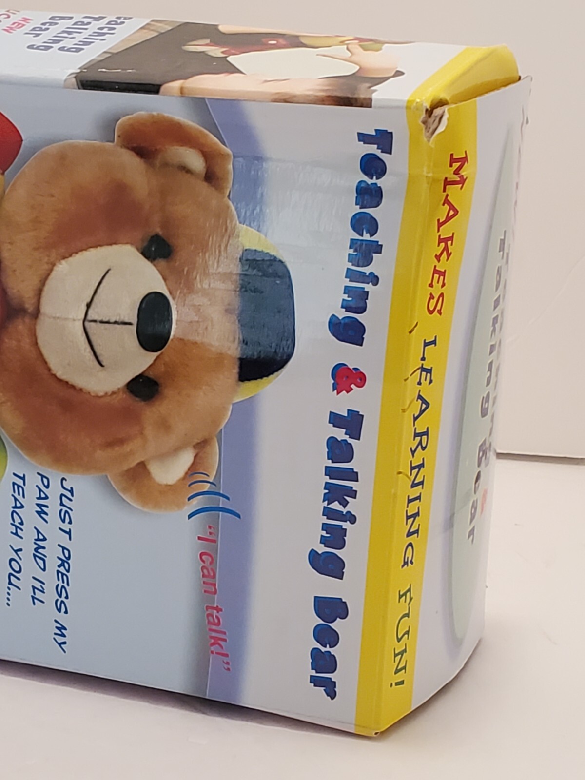 NIB Teaching and Talking Bear Teaches Dressing Skills and More READ