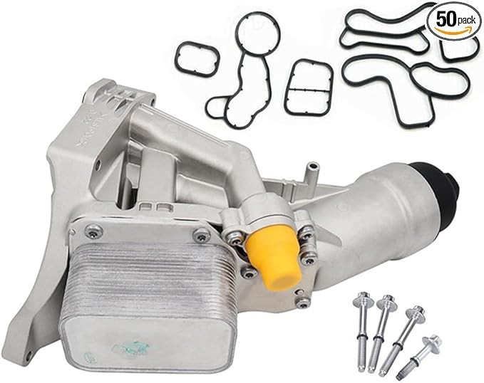 11428596283 Aluminium Oil Cooler Filter Housing Assembly Compatible with BMW