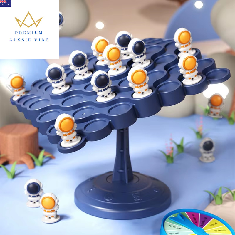 Kids Balance Tree Board Game Astronauts Frog Balance Board Tabletop Party Funny
