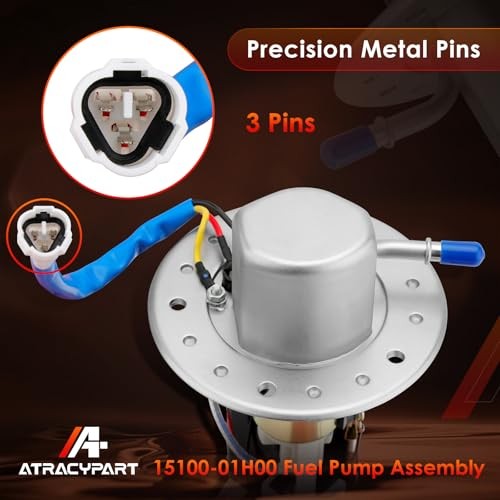 Fuel Pump Assembly 3 Pin, Compatible With 2006-2007 Suzuki GSXR-600, GSXR-750,
