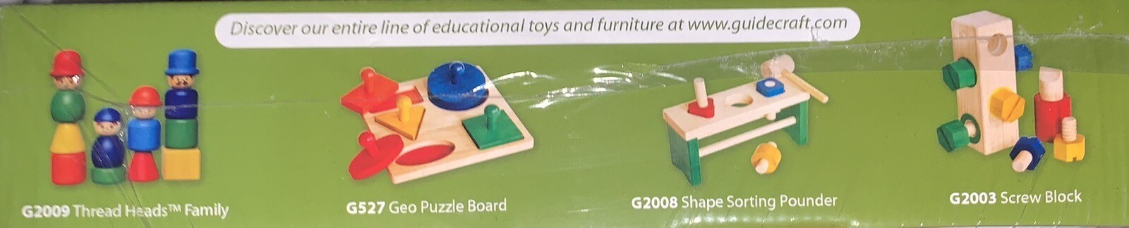 Guidecraft Children’s Circle Sorter Educational Learning Toy Brand New Sealed