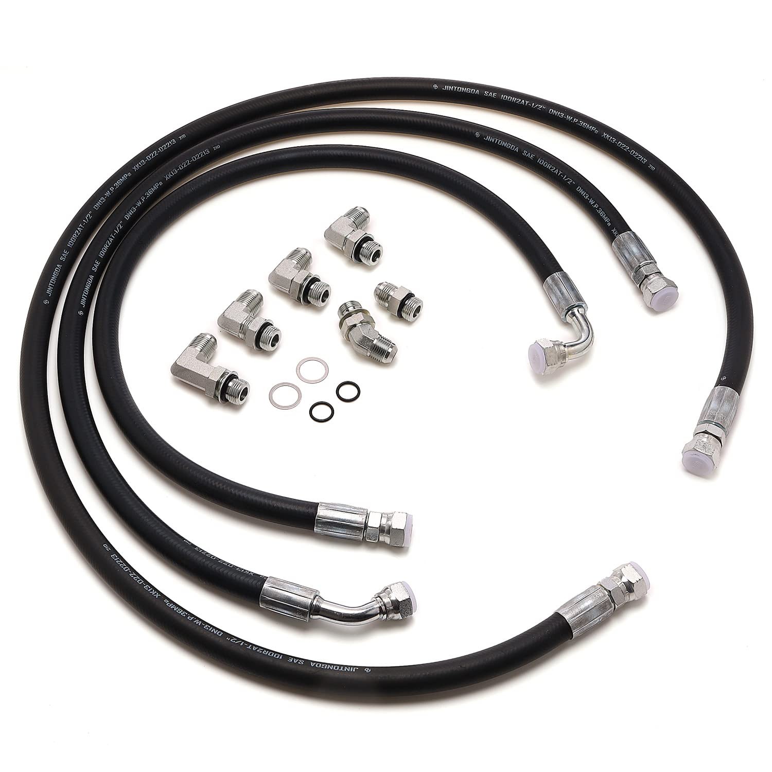 2006-2010 GM GMC Chevy 6.6 Allison Transmission Cooler Hose Kit Line Fitting