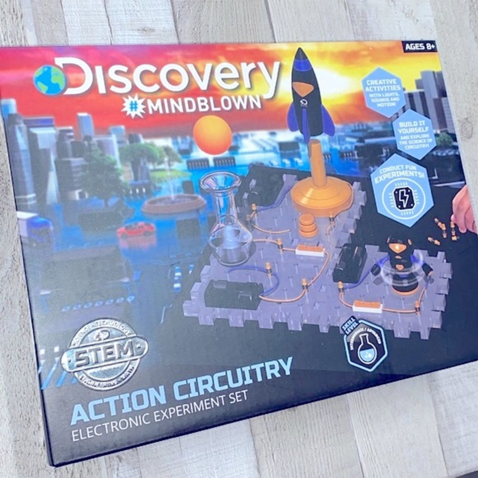Discovery action circuitry kids electronic experiment set