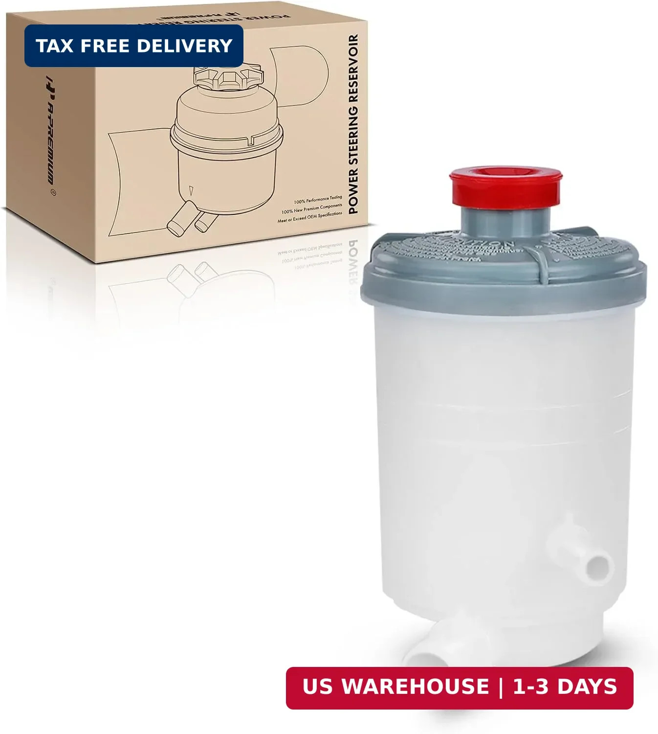 A-Premium Power Steering Reservoir/Tank with Cap Compatible with Honda Odyssey 2