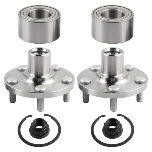 2 x Front Wheel Hub Bearing Assembly Compatible with 2000-2005 Toyota Celica,