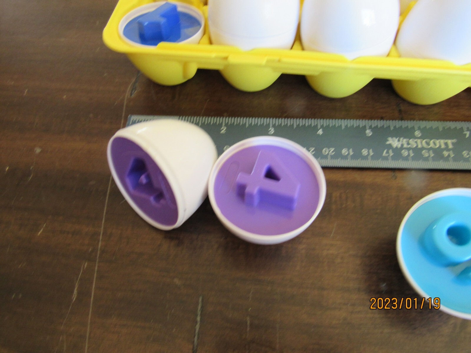 My First Find and Match Eggs-Prextex-Numbers-1-12 Egg Puzzle -Crate