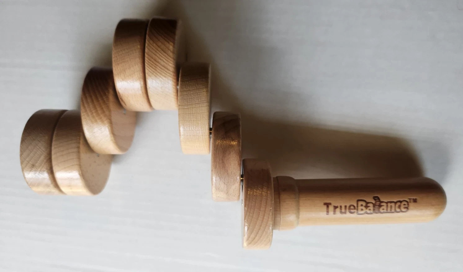 True Balance Handheld Wooden Toy by Excite “STEM” Coordination New/Sealed – Nat