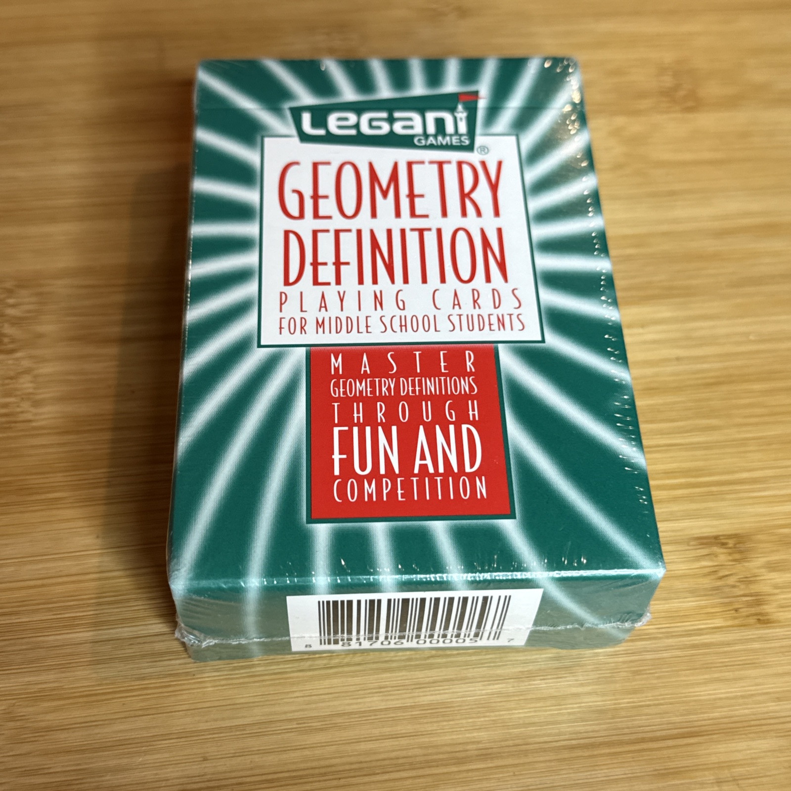 Legani Geometry Definition Playing Cards Master Definitions Middle School NEW