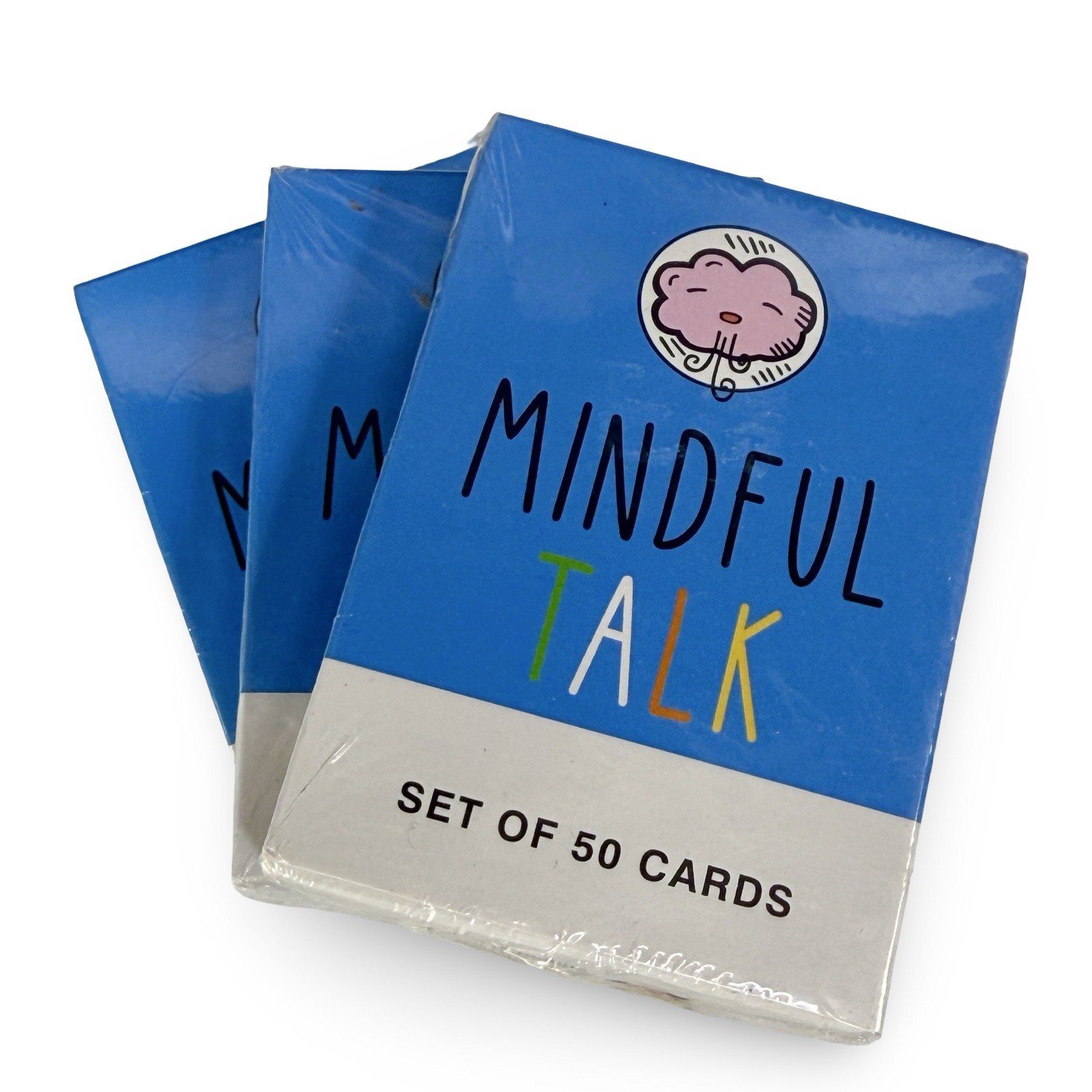 Mindful Talk Conversation Cards Set Of 3 (150 Cards) NEW Sealed Educational Game
