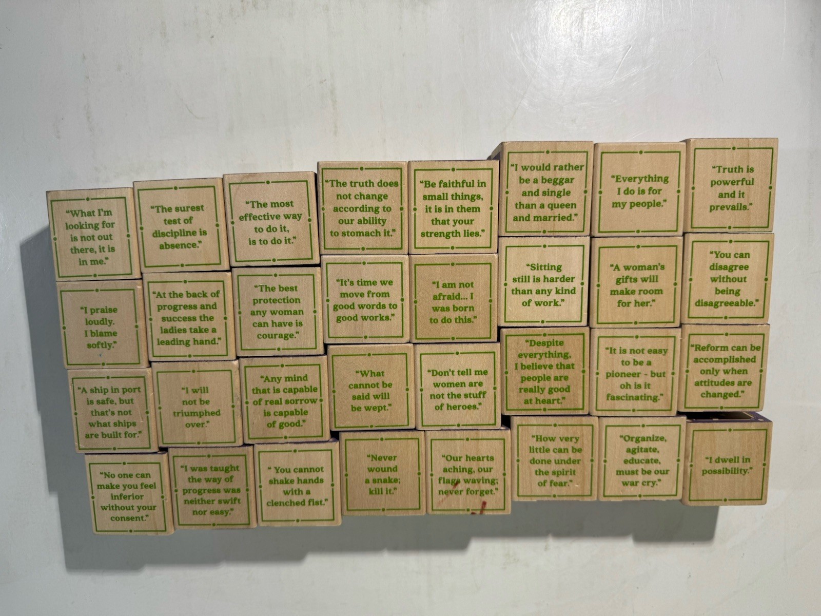 Women Who Dared Uncle Goose Wooden Blocks History Words Deeds Educational
