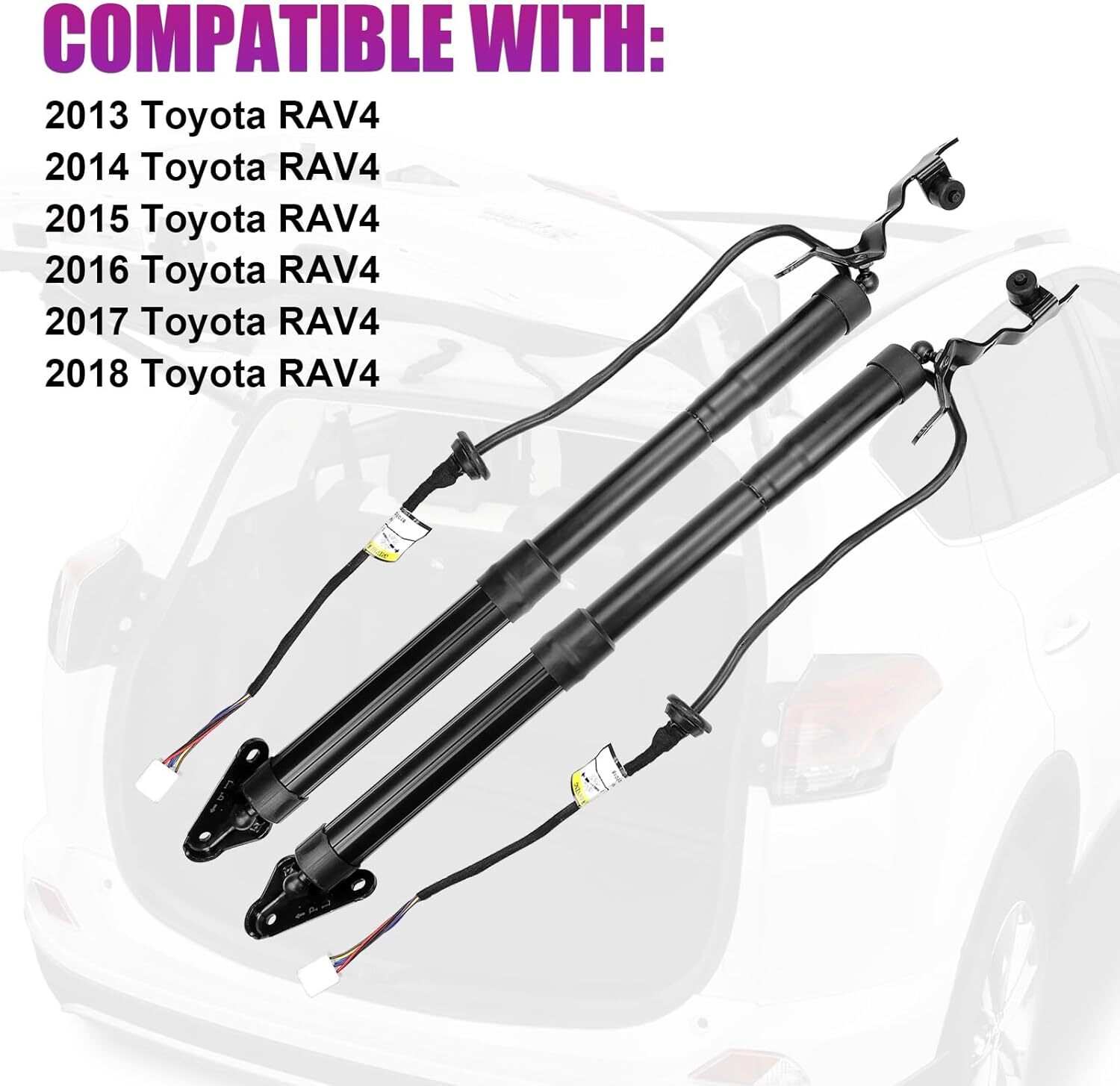 1Pair Liftgate Actuator Compatible with Toyota 2013-2018 RAV4 Electric Rear
