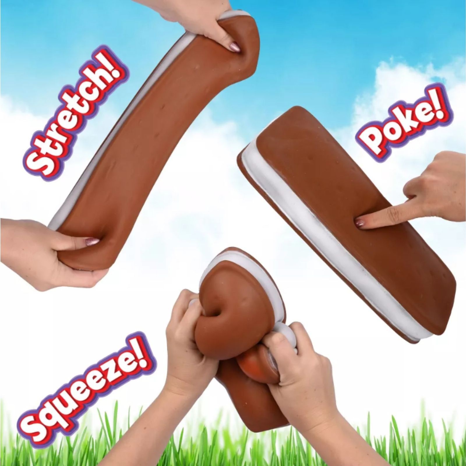 Sunny Days Squeeezy Ice Cream Sandwich Fidget Toy