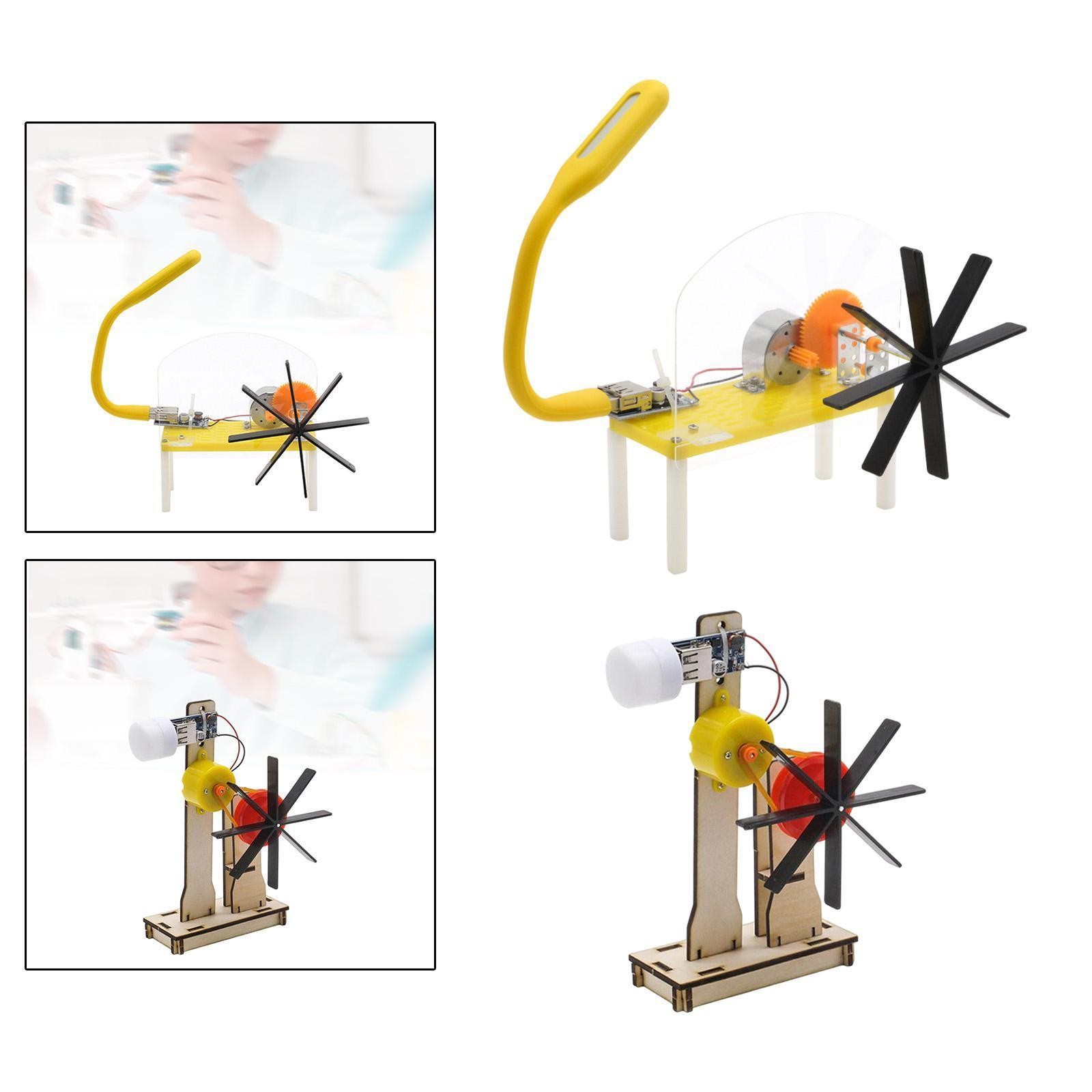 Impeller Hydropower Generator DIY Scientific Experiment Kit for Girls Boys